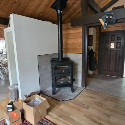 Chimney installed
